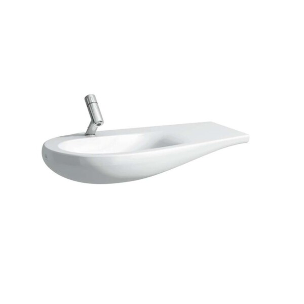 Laufen - Il Bagno Alessi One Nábytkové umyvadlo 90x50 cm, s 1 otvorem pro baterii, s LCC, bílá H8149754001041