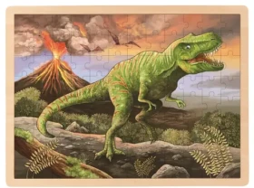 GOKI Dřevěné puzzle T-Rex