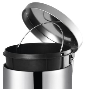 AQUALINE - SIMPLE LINE odpadkový koš kulatý 5l, nerez lesk 27105