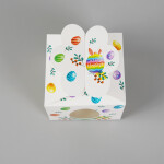 Cake star Velikonoční krabička bílá 10x10x7,5cm