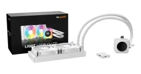 Be quiet! Light Loop IO LCD 240mm bílá / Vodní chlazení CPU / 2x120mm ventilátor / IPS displej 2,1" / RGB LED (BW035)