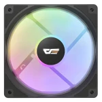 DarkFlash CL12 LED černá / Ventilátor / 120 mm / 1200 RPM / 52.46 CFM / 4-pin (CL12)