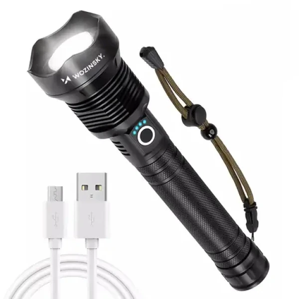 Wozinsky WLT-20W černá / Svítilna / 20 W / 2000 lm / CREE LED / IP65 / nastavitelný paprsek