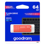 GOODRAM UME3 64GB oranžová / Flash disk / USB 3.0 / čtení: 60MBs / zápis: 20MBs (UME3-0640O0R11)