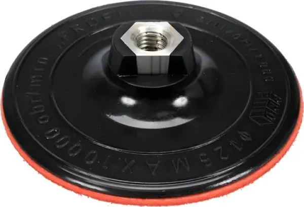 Vorel Talíř leštící/brousící M14 / Brusný talíř / 125 mm / Suchý zip / 10000 ot/min (TO-08500)