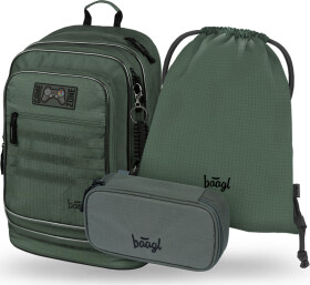 BAAGL SET 3 Cubic Grove: batoh, penál, sáček GRS