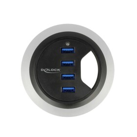 Delock 62868 4 porty USB 3.0 hub černá