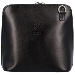 Dámská kožená crossbody Kirsten, černá