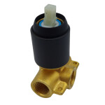 INVENA - Těleso pro podomítkové baterie černé bez přepínače, 35 mm, 1-funkce SC-B1-449-P