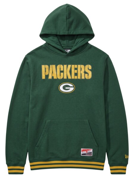 New Era Pánská mikina Green Bay Packers NFL Felt Logo Throwback Hoodie Velikost: L