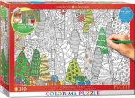 EUROGRAPHICS Puzzle Color me Vánoční stromky