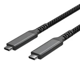 Shiverpeaks USB-C nabíjecí kabel textilní / Nabíjecí kabel / USB-C - USB-C / USB 3.2 / 100 W PD / 2 m (FL31-75007)