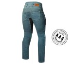 Dámské kalhoty Trilobite Parado Circuit slim fit blue level 2 - 34 / modrá