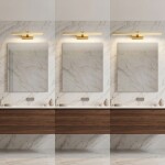 Koupelnové nástěnné LED svítidlo APP1860-1W 40cm GOLD OSW-66013