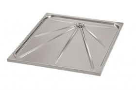 SANELA - Nerezové sprchy Nerezová sprchová vanička 700x700 mm, antislip SLSN 06