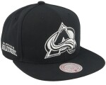 Mitchell & Ness Pánská kšiltovka Colorado Avalanche NHL Evergreen Black White Snapback