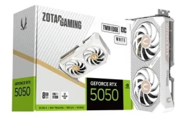 ZOTAC GAMING GeForce RTX 5050 Twin Edge OC W. ED. / 2317-2602GHz / 8192 MB GDDR6 / 128bit / 1x HDMI + 3x DP / 550W (8) (ZT-B50500Q-10M)