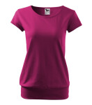 City tričko dámské fuchsia red M
