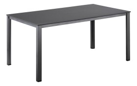 KETTLER CUBIC / KETTALUX jídelní hliníkový stůl 160x90 cm - antracit / antracit