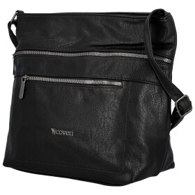 Stylová dámská koženková crossbody kabelka Olbba, černá new