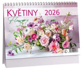 Stolní kalendář ARIA 2026 - Květiny
