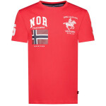 Geografické Norsko Jequestre 254 M SY1305H/GN-Red tričko L