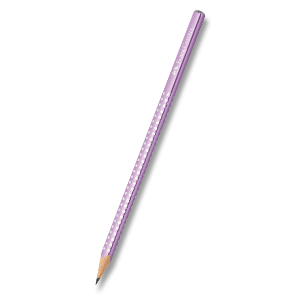 Grafitová tužka Faber-Castell Sparkle - perleťová světle fialová, tvrdost B