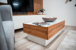 Nábytek Mikulík Obývací stěna CUBE č. 2 horní závěsná otvírací skříňka v. 100 cm MIK-279367193