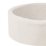 PLUSH NEST PLUSH NEST Suchý bazén kulatý krémový beránek Ø 90 × 30 cm s 200 míčky