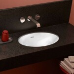 VILLEROY & BOCH - Loop&Friends Umyvadlo vestavné, 43x28 cm, s přepadem, CeramicPlus, alpská bílá 4A5300R1