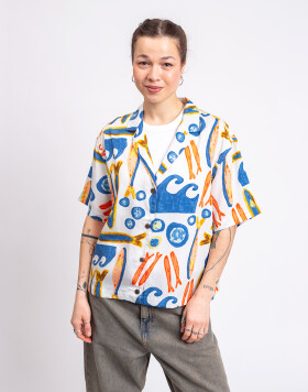 Patagonia W's Tidal Threads Shirt Sardines: Natural S