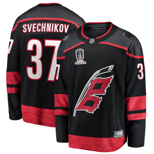 Fanatics Pánský dres Andrei Svechnikov Carolina Hurricanes NHL 2026 Stanley Cup Champions Home Breakaway Velikost: 2XL