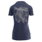 Inov-8 Běžecké tričko INOV8 COTTON TEE "CONTOURS" W - černé Velikost textilu: 36