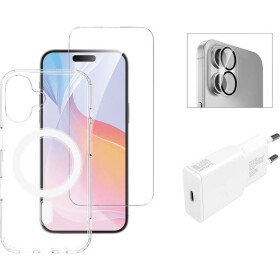 4Smarts 3in1 Premium Starter Set zadní kryt na mobil Apple iPhone 16 transparentní 1552552 541176