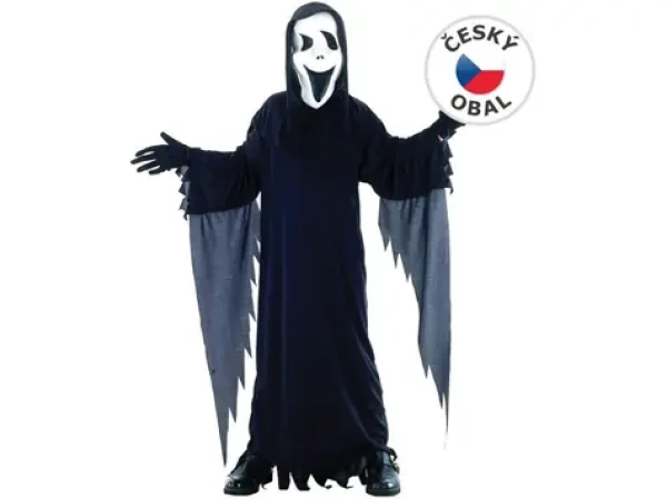 MaDe 50267 - Kostým na karneval - Přízrak, 110-120 cm