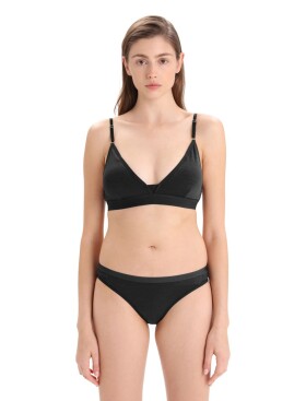 Dámská merino podprsenka ICEBREAKER Wmns Siren Bra, Black velikost: L