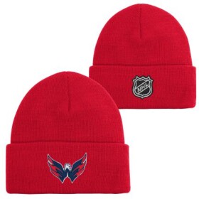 Outerstuff Dětská zimní čepice Washington Capitals NHL Cuffed Knit červená