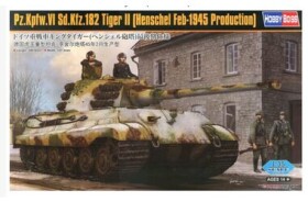 Hobby Boss slepovací model Pz. Kpfw. VI Sd. Kpfz.182 TigerII 1:35