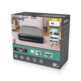 Nafukovací matrace Air Mattress Queen 2.03m x 1.52m x 46 cm se zabudovanou pumpou - Alltoys Bestway