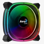 Aerocool Astro 12F ARGB LED černá / 120mm / Hydraulic Bearing / 17.5 dB @ 1000 RPM / 42.1 CFM / 4-Pin + 3-Pin (ACF3-AT10227.01)