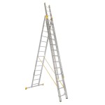 Žebřík AL, trojdílný, 3x14 příček, 10,06m, ALVE FORTE PROFI PLUS 8614