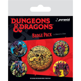Dungeons and Dragons - set odznaků - EPEE