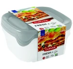 Sada 3 boxů na potraviny čtverec 0.8l Fresh&go