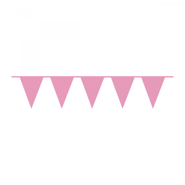 Vlajka růžová 10 m Amscan Vlajka růžová 10 m Amscan