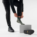 Unisex merino turistické ponožky SMARTWOOL Hike Classic Edition Light Cushion Secon, Dark Sage velikost: 42-45 (L)