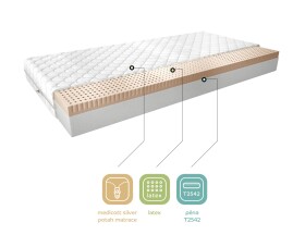 Matrace Moska Rozměr: 90 x 200 cm, Potah: Medicott Silver
