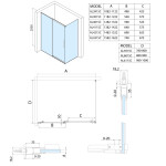 POLYSAN - ALTIS obdélníkový sprchový kout 1100x1000 L/P varianta AL3915CAL6115C