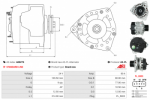 Alternátor A0827S