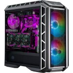 Cooler Master MasterCase H500P MESH ARGB šedá / E-ATX / 2x USB 3.0 / 2x 200 LED+1x140mm / bez zdroje / průhledná bočnice (MCM-H500P-MGNN-S11)