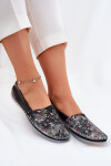Kožené Baletky Se Vzorem Maciejka T1930-39 Černé 36